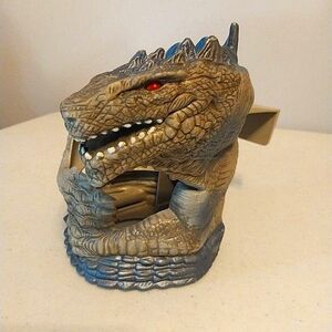 Vintage Godzilla Cup Holder For Car 1998 Taco Bell Sealed Travel No Mess Sturdy